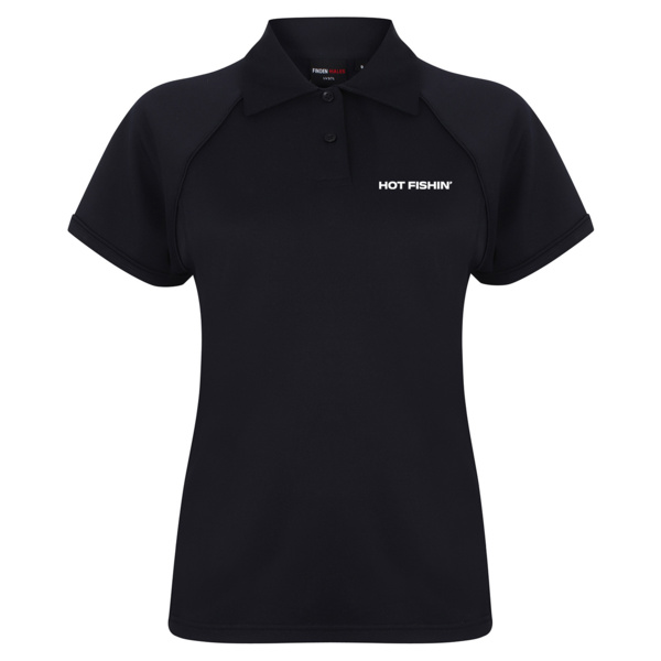 Hot Fishin' - Ladies Performance Piped Polo Shirt Thumbnail